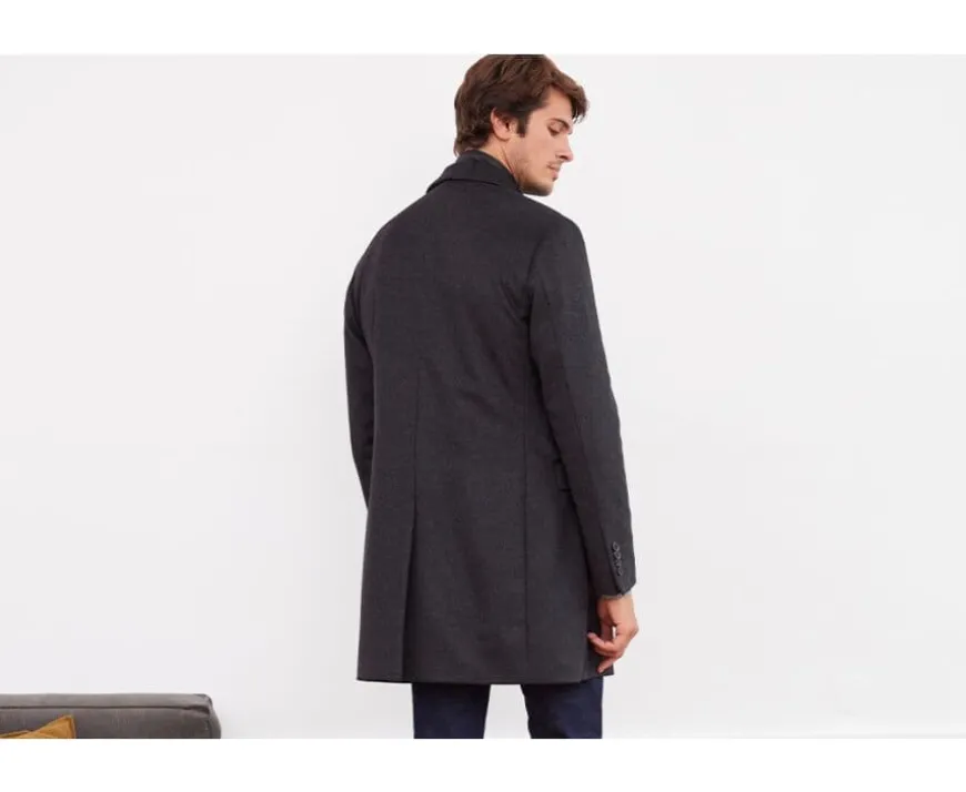 Abrigo de invierno de cachemira y lana para hombre Gris Antracita Honoré Ii-Bexley Hot