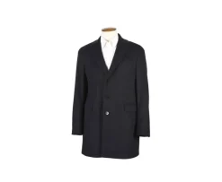 Abrigo de invierno de cachemira y lana para hombre Azul marino Honoré Ii-Bexley Online