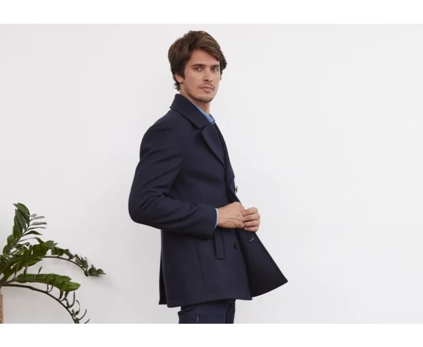 Abrigo de lana para hombre Marino Gaëlan-Bexley New