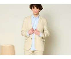 Americana de hombre Beis claro Lubin-Bexley Hot