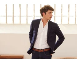 Americana de lana para hombre Marino Landéric-Bexley Store