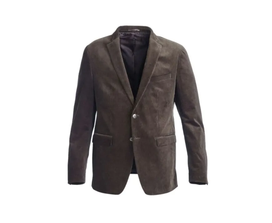 Americana de pana lavada para hombre Pardo Blazer Léontilde-Bexley Fashion