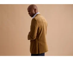 Americana de pana lavada para hombre Topo oscuro Léontilde-Bexley Sale