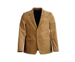 Americana de pana lavada para hombre Topo oscuro Léontilde-Bexley Sale