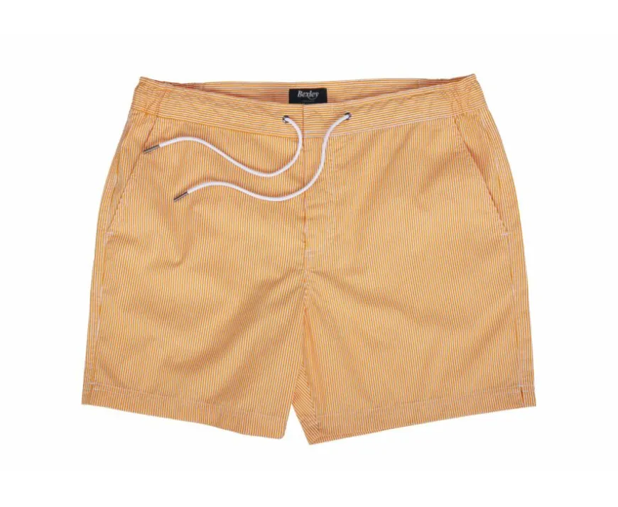 Bañador de hombre rayado Naranjo Brentan-Bexley Outlet