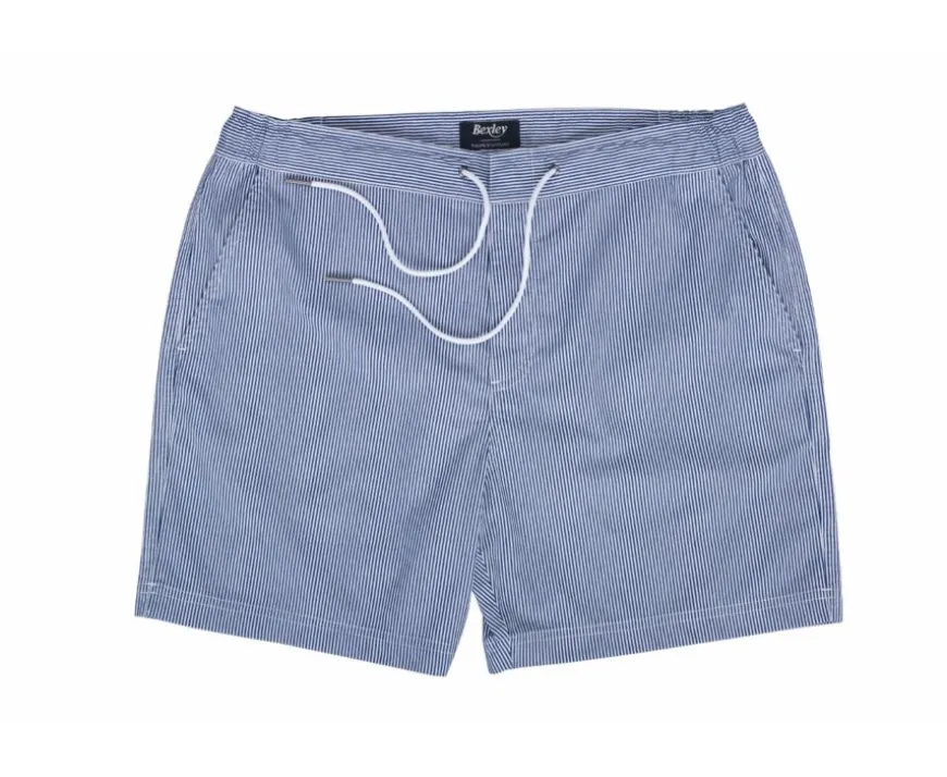 Bañador de hombre rayado Navy Brentan-Bexley New