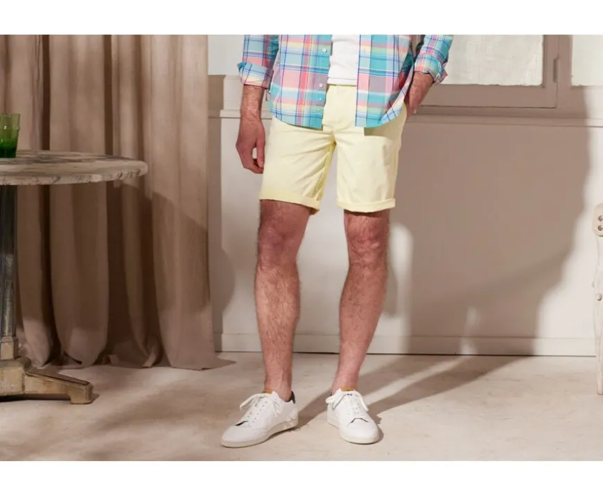 Bermuda chino hombre Amarillo Barry-Bexley New