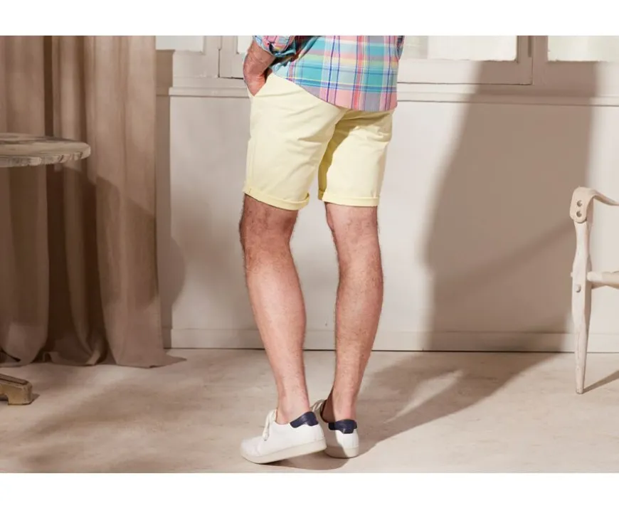Bermuda chino hombre Amarillo Barry-Bexley New
