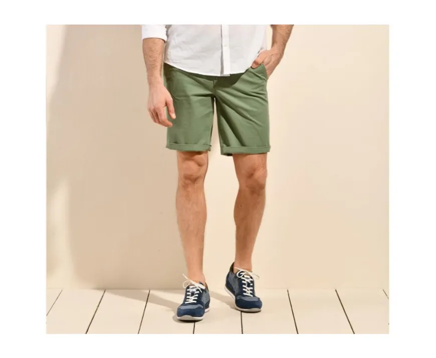 Bermuda chino hombre Verde salvia Barry-Bexley Hot