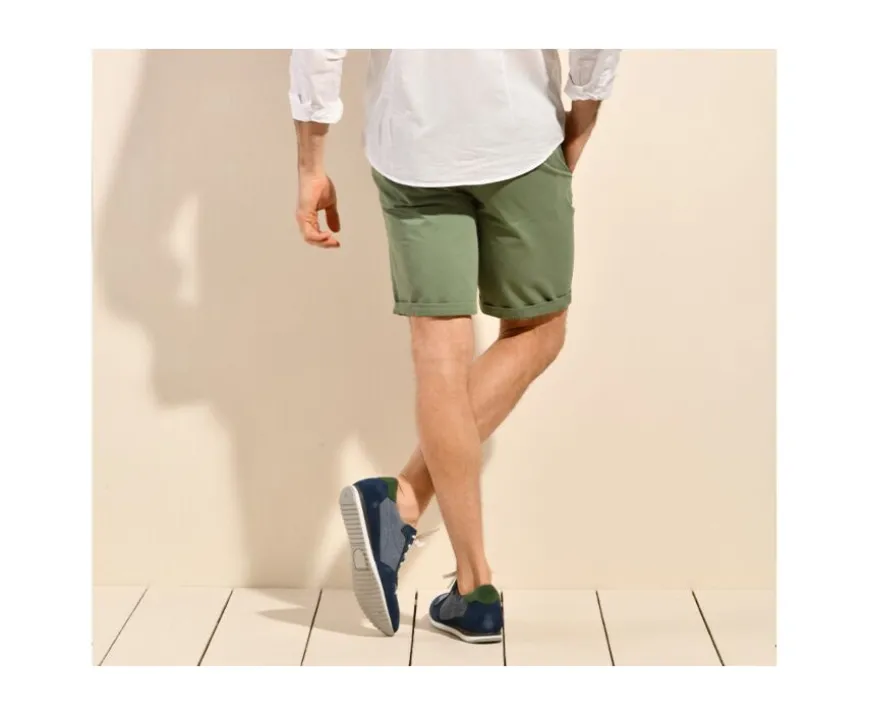 Bermuda chino hombre Verde salvia Barry-Bexley Hot