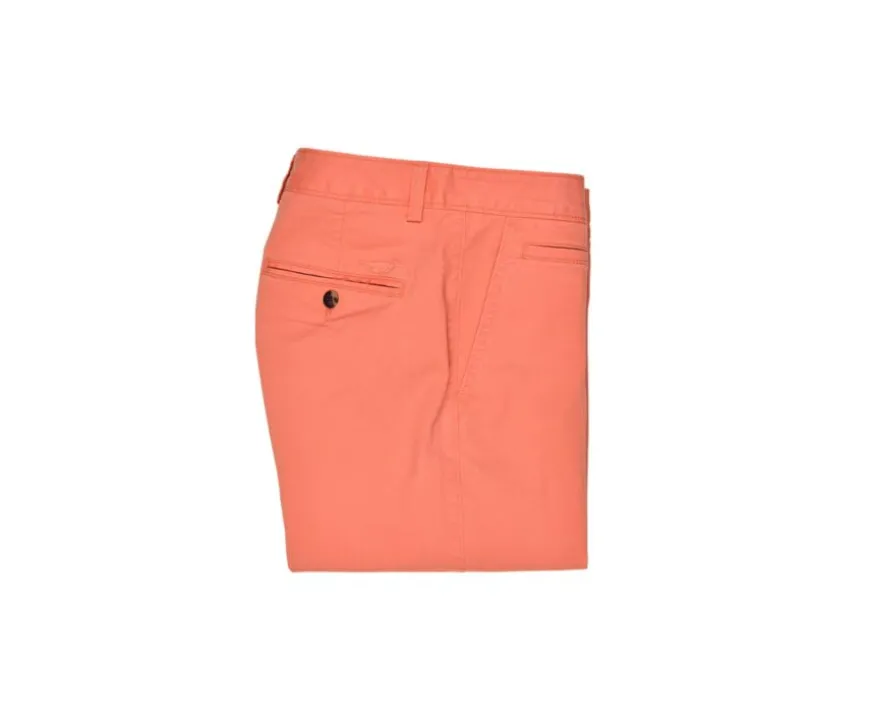 Bermuda chino para hombre Naranja sanguina Barry-Bexley Outlet
