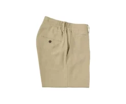 Bermudas lino hombre Beis Borys-Bexley Store