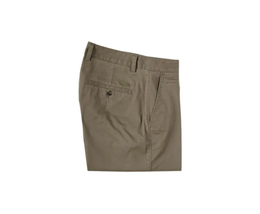 Bermuda tipo chino para hombre Aceituna oscura Barry-Bexley New