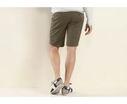 Bermuda tipo chino para hombre Topo oscuro Barry-Bexley Fashion