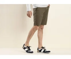 Bermuda tipo chino para hombre Topo oscuro Barry-Bexley Fashion