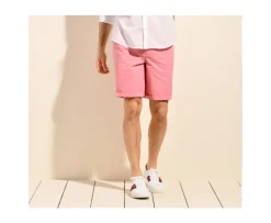 Bermuda tipo chino para hombre Rosa Vintage Barry-Bexley Shop