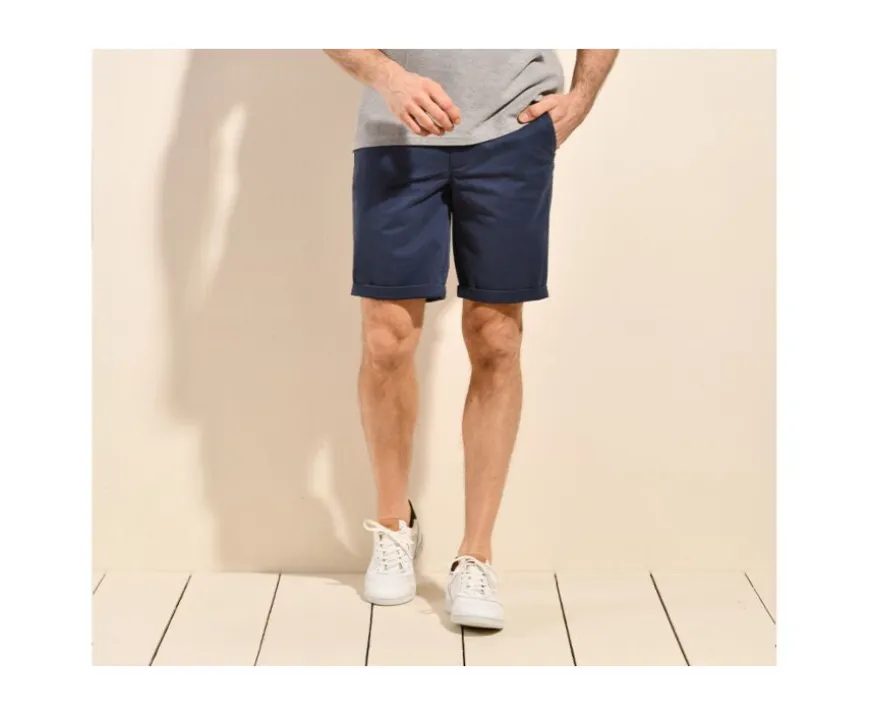 Bermuda tipo chino para hombre Navy Vaquero Barry-Bexley Cheap