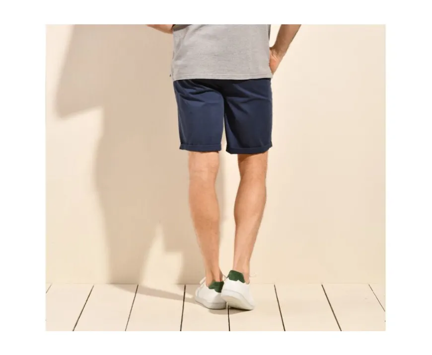 Bermuda tipo chino para hombre Navy Vaquero Barry-Bexley Cheap