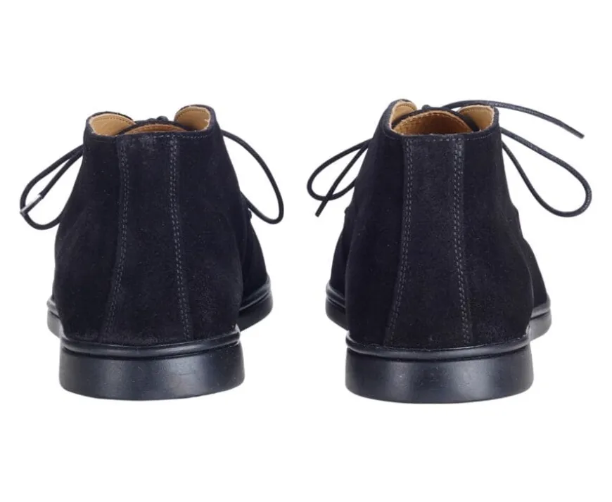 Botas casual de hombre Terciopelo Negro Serenoa-Bexley Sale