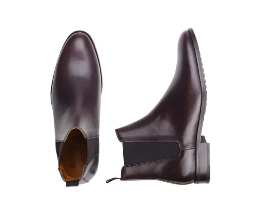 Botas Chelsea de hombre con suela de goma Pardo Patinada Toddington Gomme-Bexley Discount