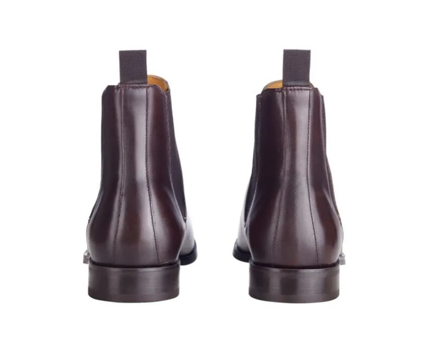 Botas Chelsea de hombre con suela de goma Pardo Patinada Toddington Gomme-Bexley Discount