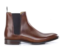 Botas Chelsea de hombre con suela de goma coñac patinado Toddington Gomme-Bexley Online