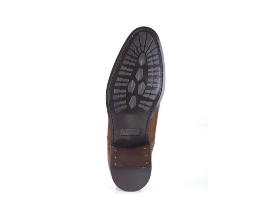Botas Chelsea de hombre con suela de goma coñac patinado Toddington Gomme-Bexley Online