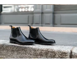 Botas Chelsea de piel Negro para hombre Alderton Gomme-Bexley Outlet