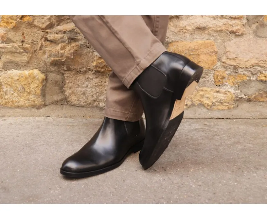 Botas Chelsea Negras Hombre Dawson Ii Patin-Bexley Sale