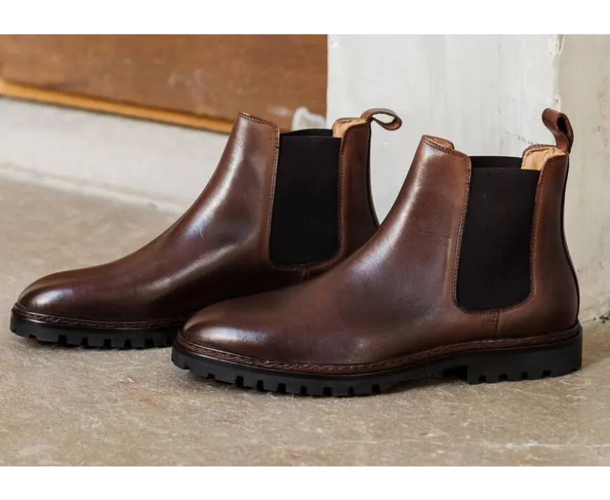 Botas Chelsea para Hombre en Chocolate Walterston Gomme-Bexley Shop