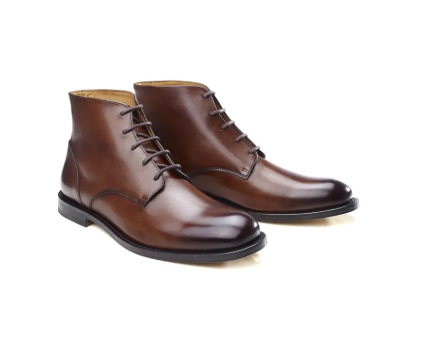 Botas de hombre Chocolate patinado Kinsham-Bexley Sale