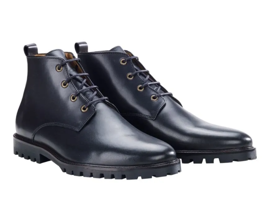Botas de hombre con suela de goma Negro Canfield Gomme-Bexley Flash Sale