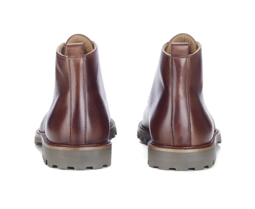 Botas de hombre con suela de goma Chocolate patinado Canfield Gomme-Bexley Sale