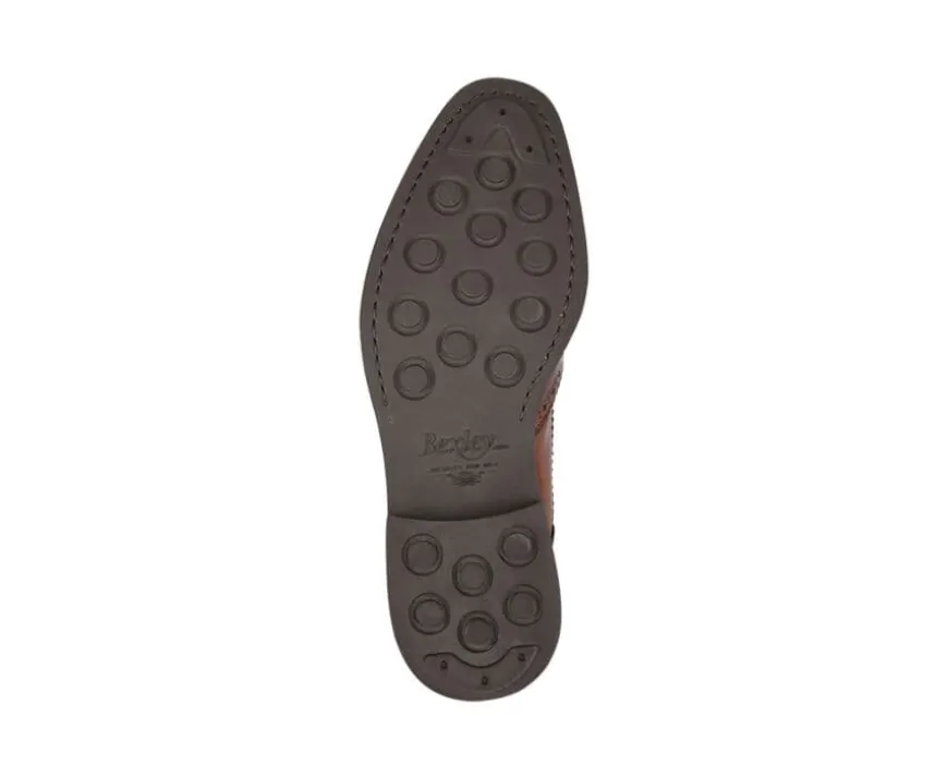 Botas derby de hombre con cordones Castaño patinado Charing Gomme City-Bexley Sale