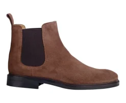 Botines Chelsea para hombre Terciopelo Pardo Fangler Gomme City Ii-Bexley Online