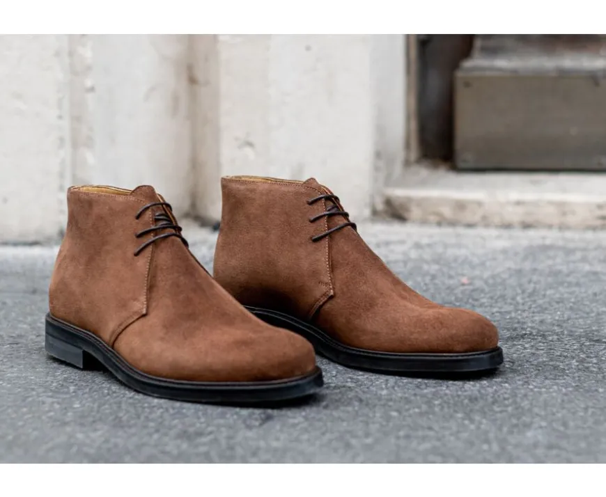 Botines de hombre terciopelo Habana Greenwich Gomme City Ii-Bexley Flash Sale