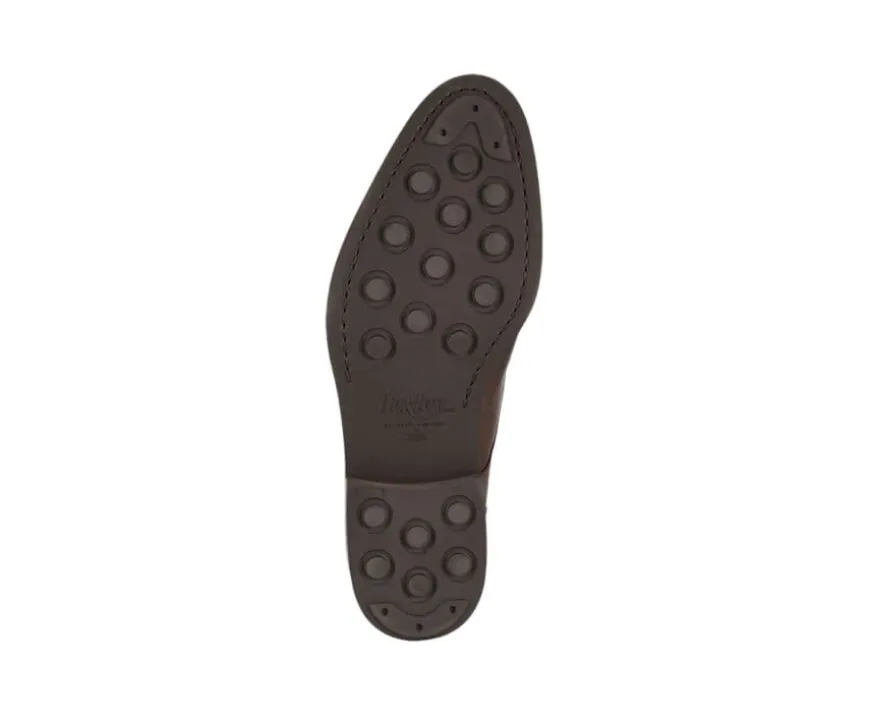 Botines derby con cordones para hombre Chocolate patinado Enfield Ii Gomme City-Bexley Outlet