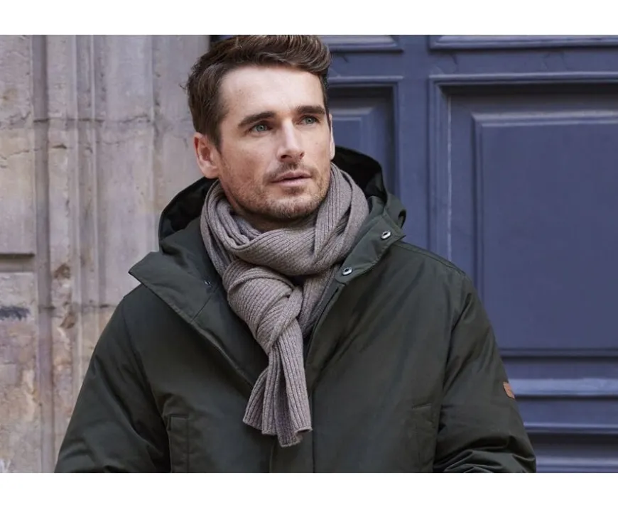 Bufanda Lambswool Gris Topo-Bexley Discount