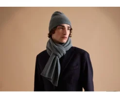 Bufanda Lambswool Verde moteado-Bexley Online