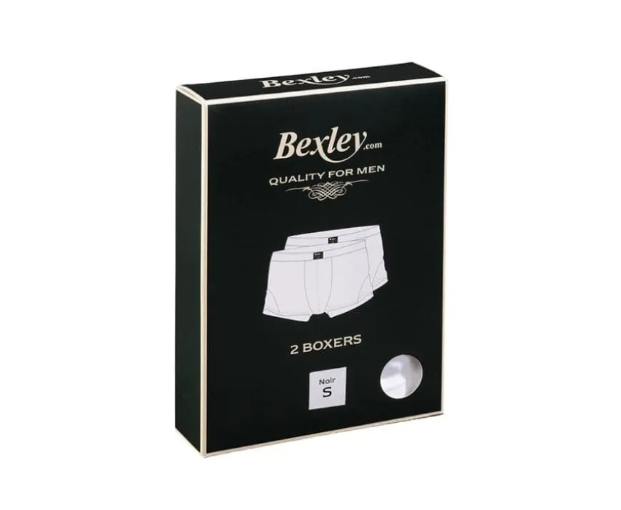 Caja de 2 boxers de hombre Gris moteado Elliot-Bexley Flash Sale