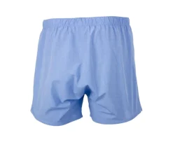 Caja de 2 calzoncillos para hombre Azul liso/ Azul océano y rayas blancas Elon-Bexley Fashion