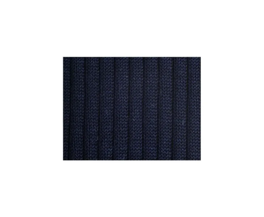 Calcetines altos Hilo de Escocia para hombre Marino-Bexley Discount