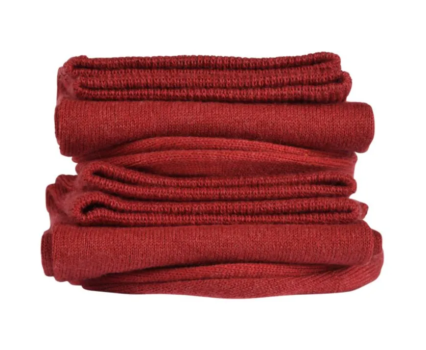 Calcetines de algodón fino para hombre Rojo moteado-Bexley Best