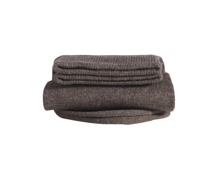 Calcetines de algodón fino para hombre Chocolate moteado-Bexley Outlet