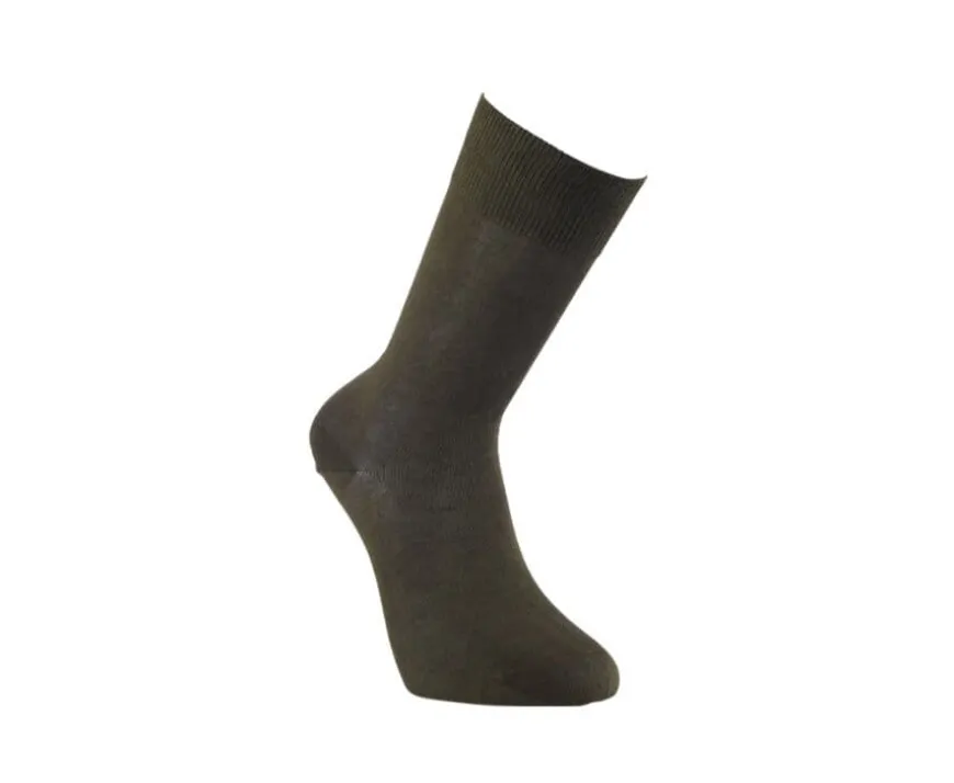 Calcetines de algodón fino para hombre Verde-Bexley Best Sale