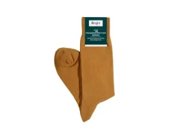 Calcetines de algodón grueso para hombre Mostaza-Bexley Hot