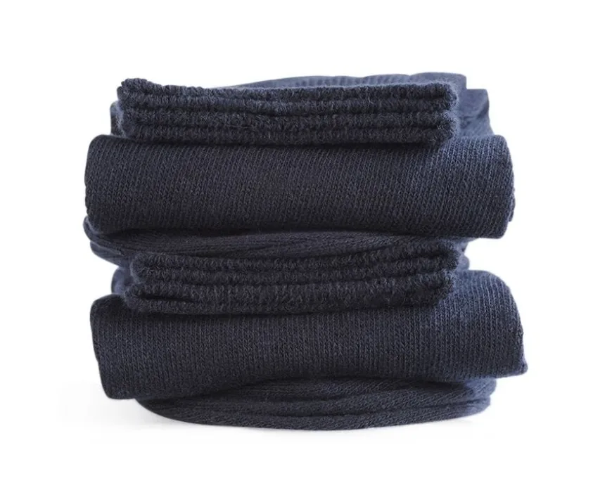 Calcetines de algodón grueso para hombre Azul marino-Bexley Cheap