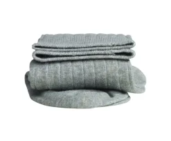 Calcetines de algodón y lino con ribete para hombre Verde Salvia-Bexley Flash Sale