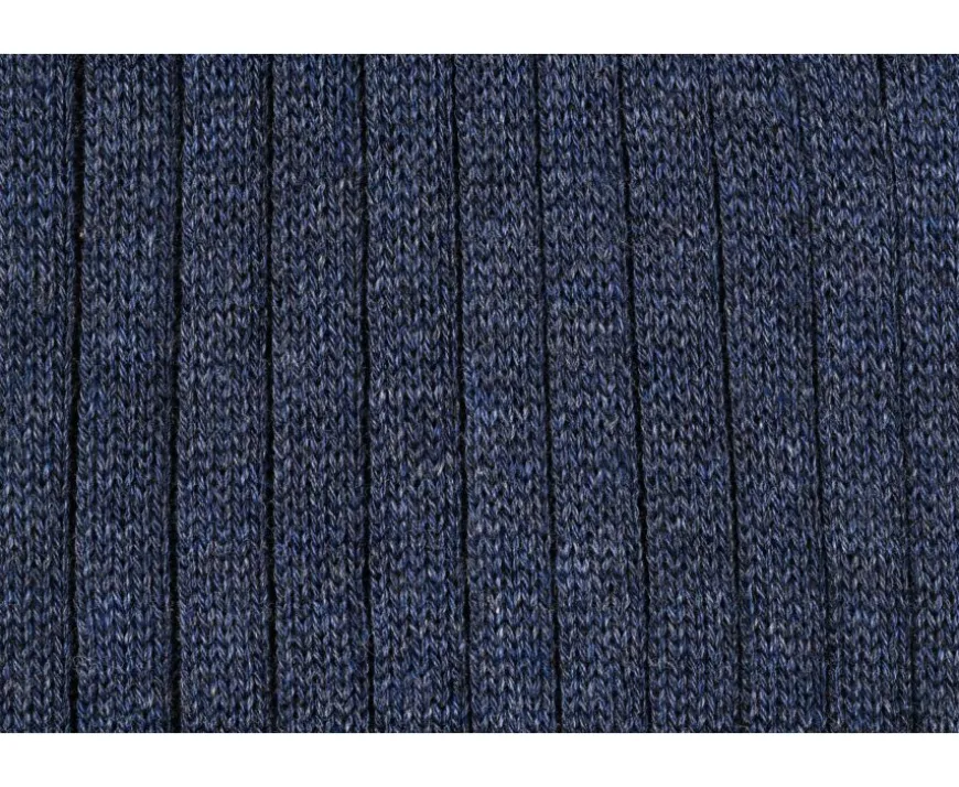 Calcetines en canale Hilo de Escocia para hombre Azul moteado-Bexley Discount