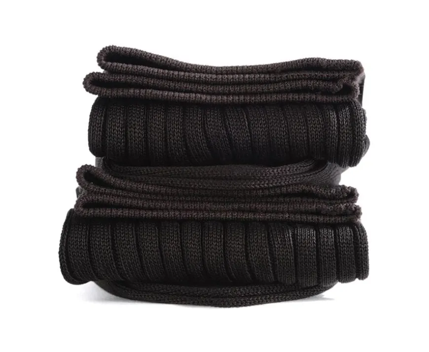 Calcetines en canale Hilo de Escocia para hombre Marrón-Bexley Clearance